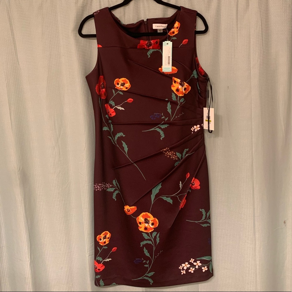 Calvin Klein Melodie Scuba Knit Dress